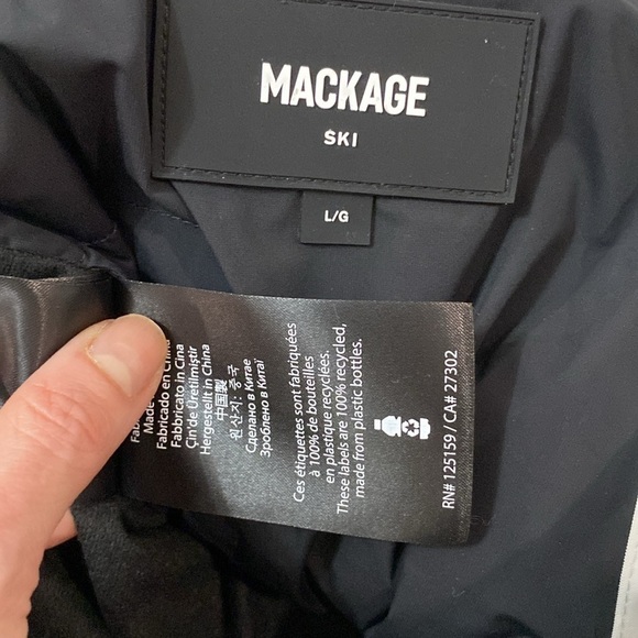 Mackage SKI PANTS KENYON Ski pants Size Large NWT - Picture 15 of 16